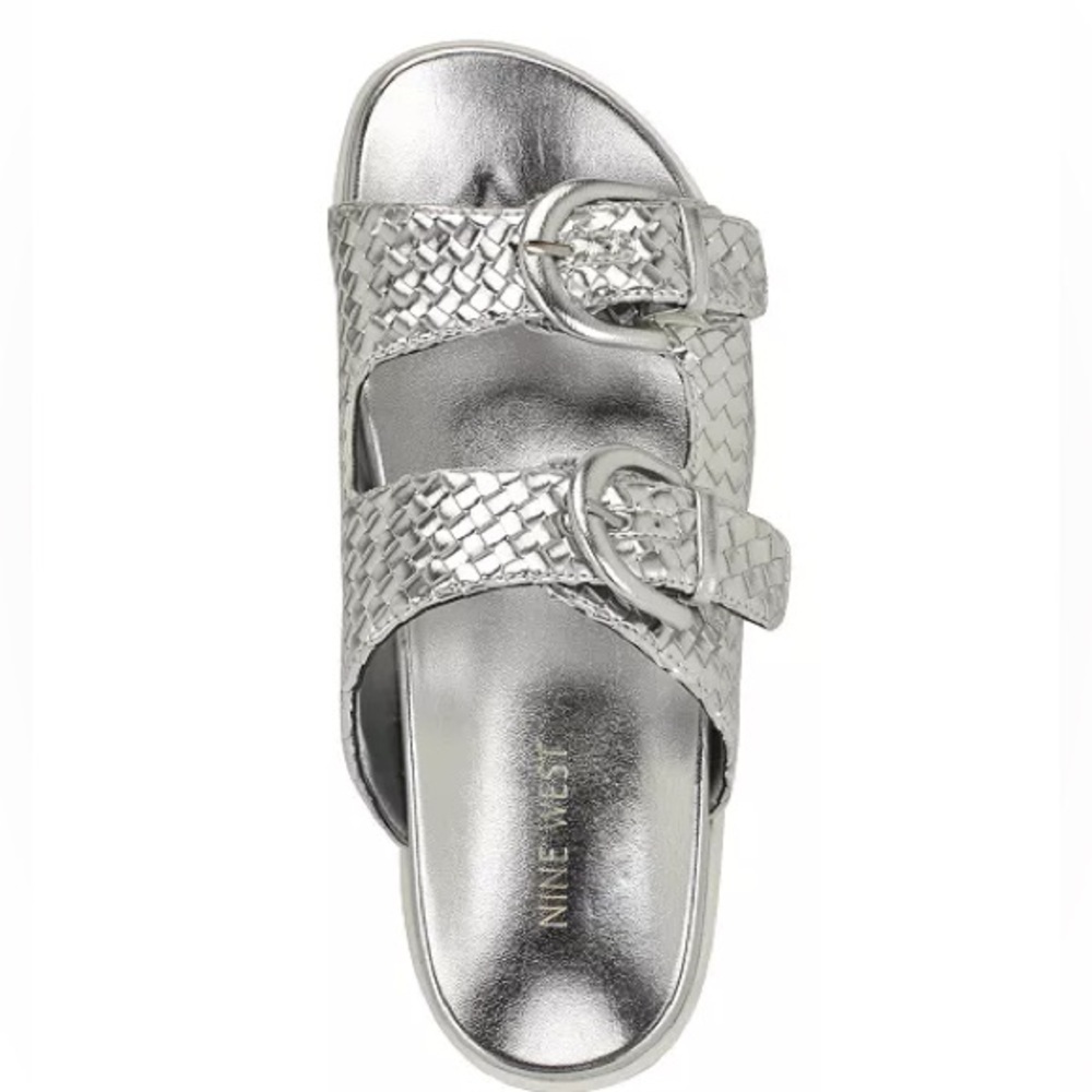 Women's Tindy Woven Buckle Straps Flat Sandals - Picture 4 of 7